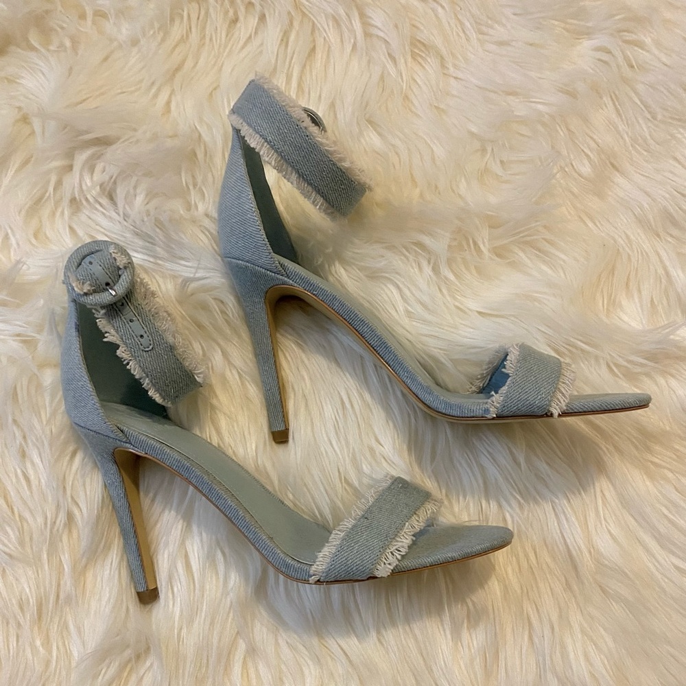 Denim heels by guess
